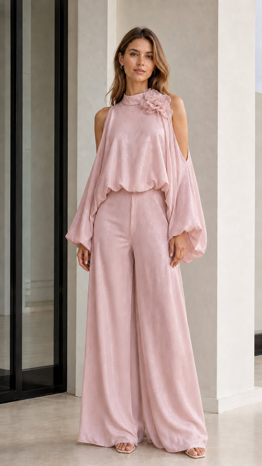 Front view of the soft pink color variant
