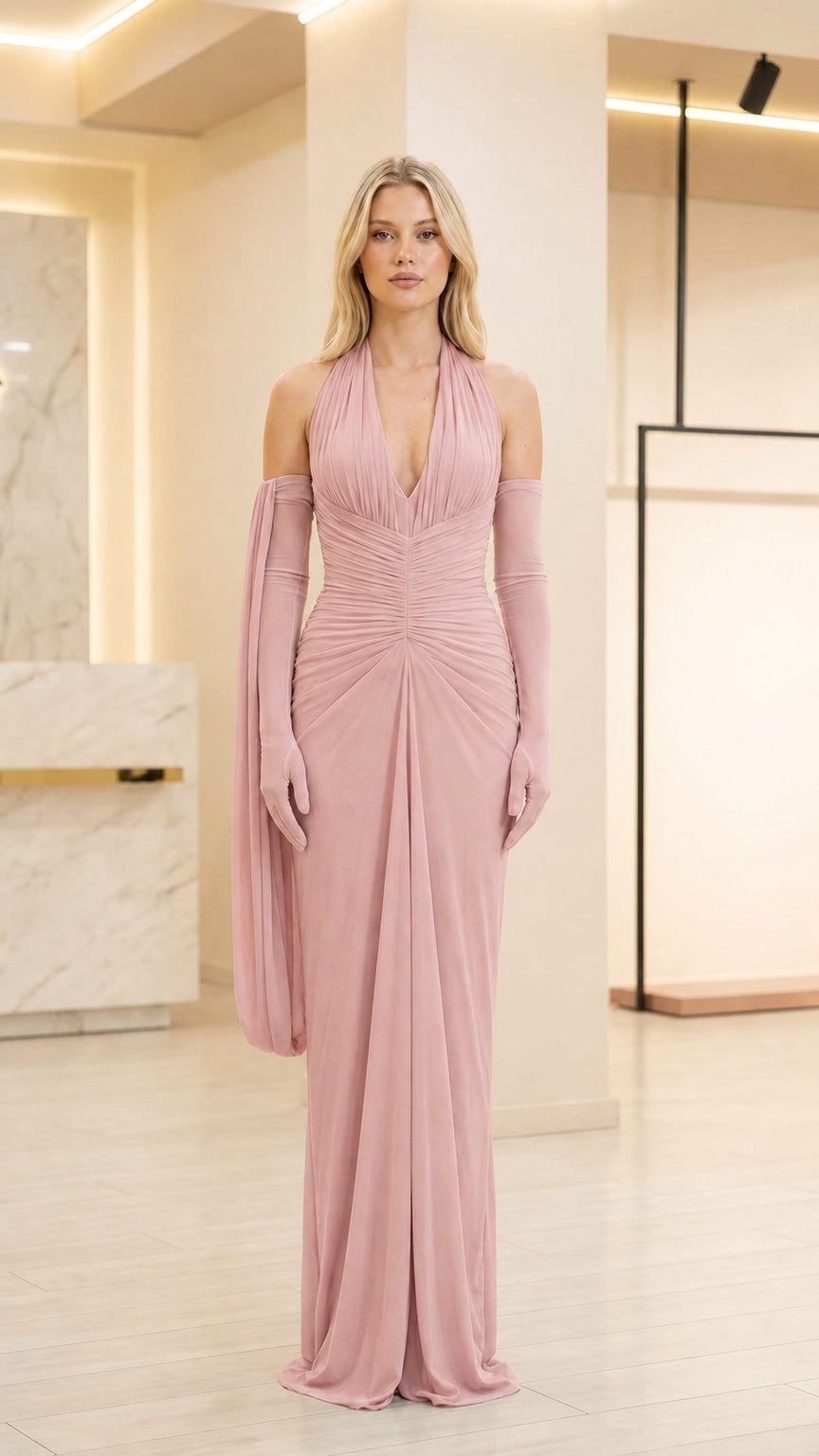 Front view of dusty rose color variant